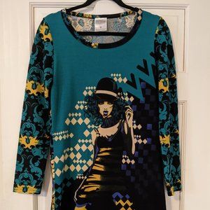Animated Closet Knit Sweater Dress Size M